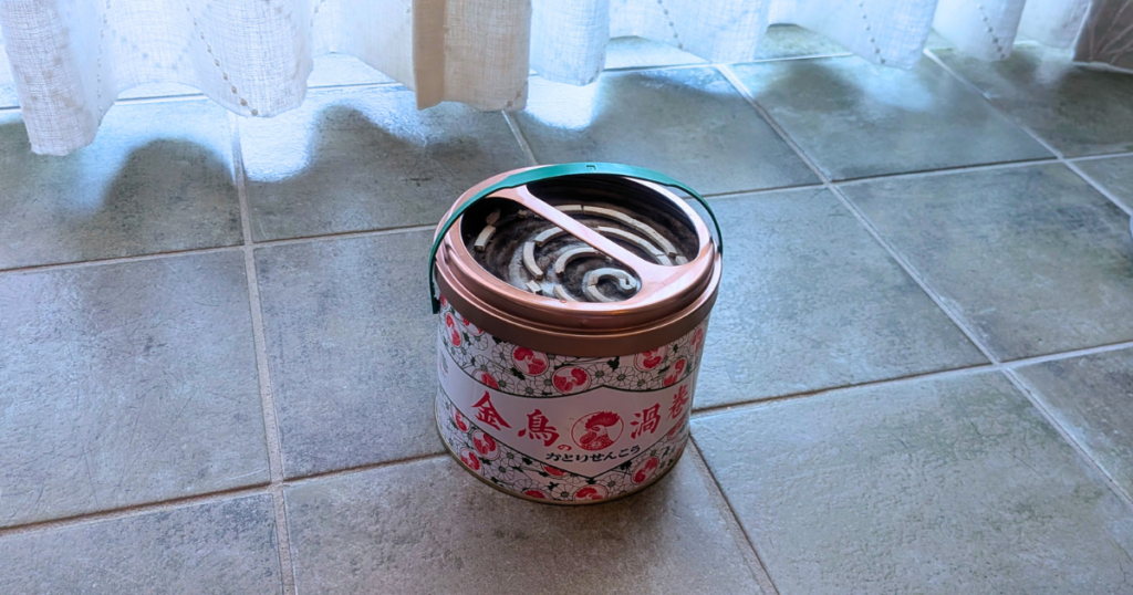 蚊取り線香の灰を循環利用